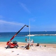 New Telehanlder working at the beach